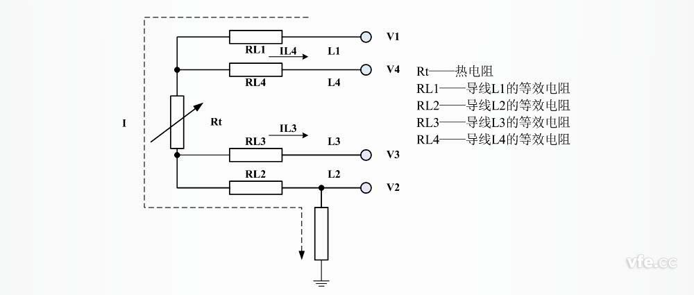 熱電阻四線制引線方式