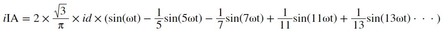 第一整流橋網側電流傅里葉級數展開