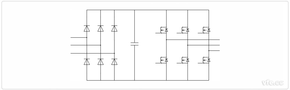  二電平變頻器主電路結構