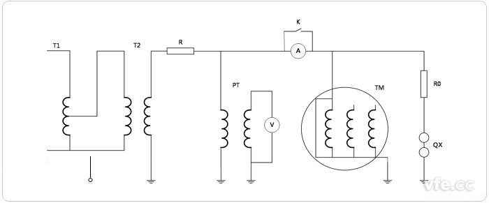 工頻耐電壓試驗原理圖